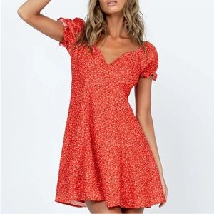 PRINCESS POLLY DRESS - BAILEY BAILY MINI DRESS RED